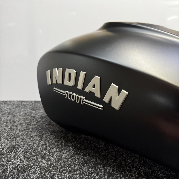 Indian Scout Bobber / Rogue Fuel Tank In Matt Black